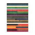 Layered Stripes – Abstract Canvas Print in Multicolour Composition